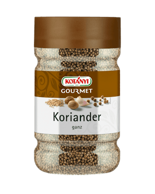 Kotányi Gourmet Koriander ganz in der 1200ccm Dose
