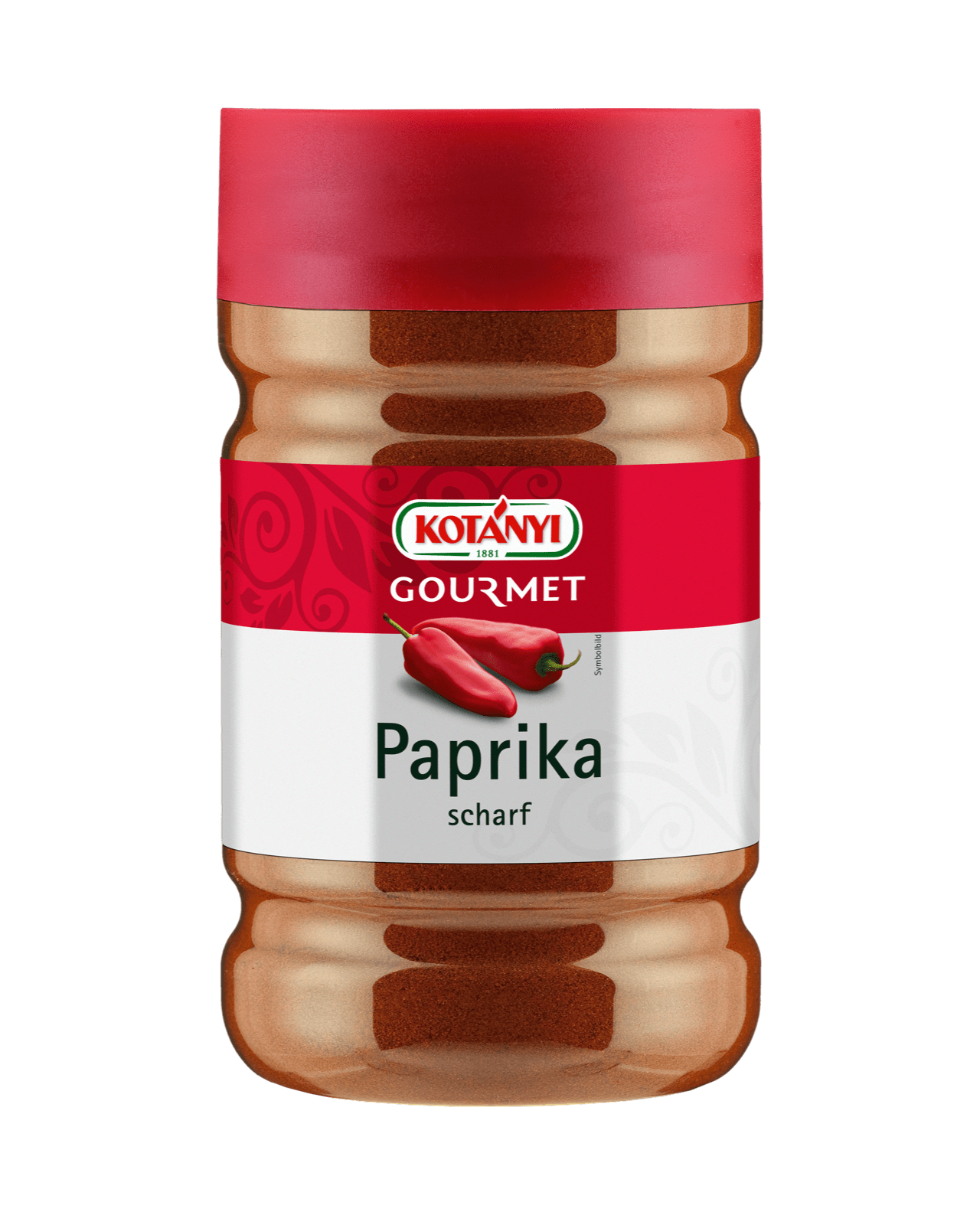 Kotányi Gourmet Paprika scharf in der 1200ccm Dose
