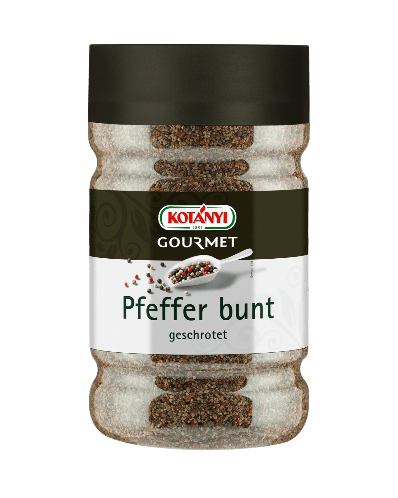 Kotányi Gourmet Pfeffer bunt geschrotet in der Dose