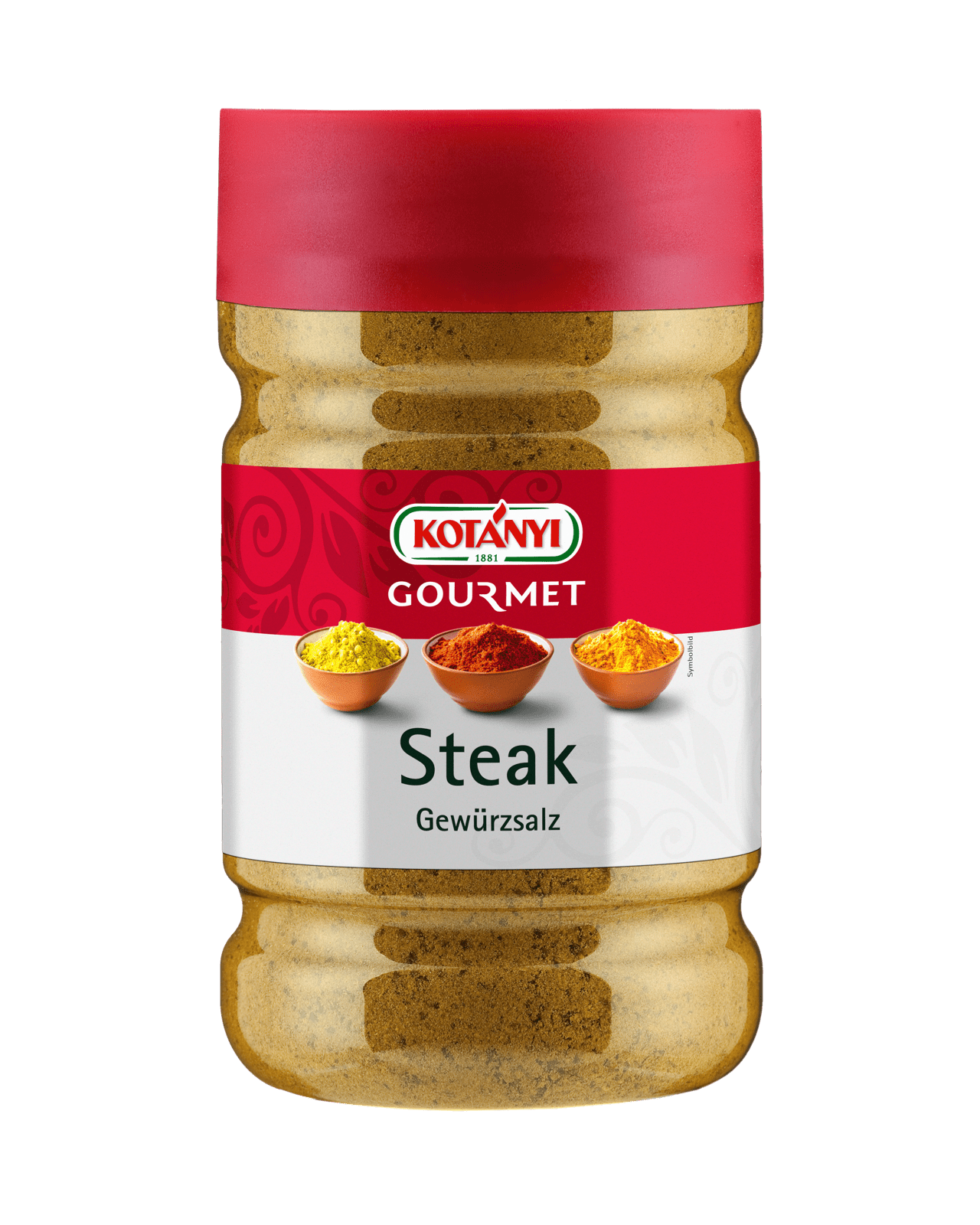 Kotányi Gourmet Steak Gewürzsalz in der 1200ccm Dose