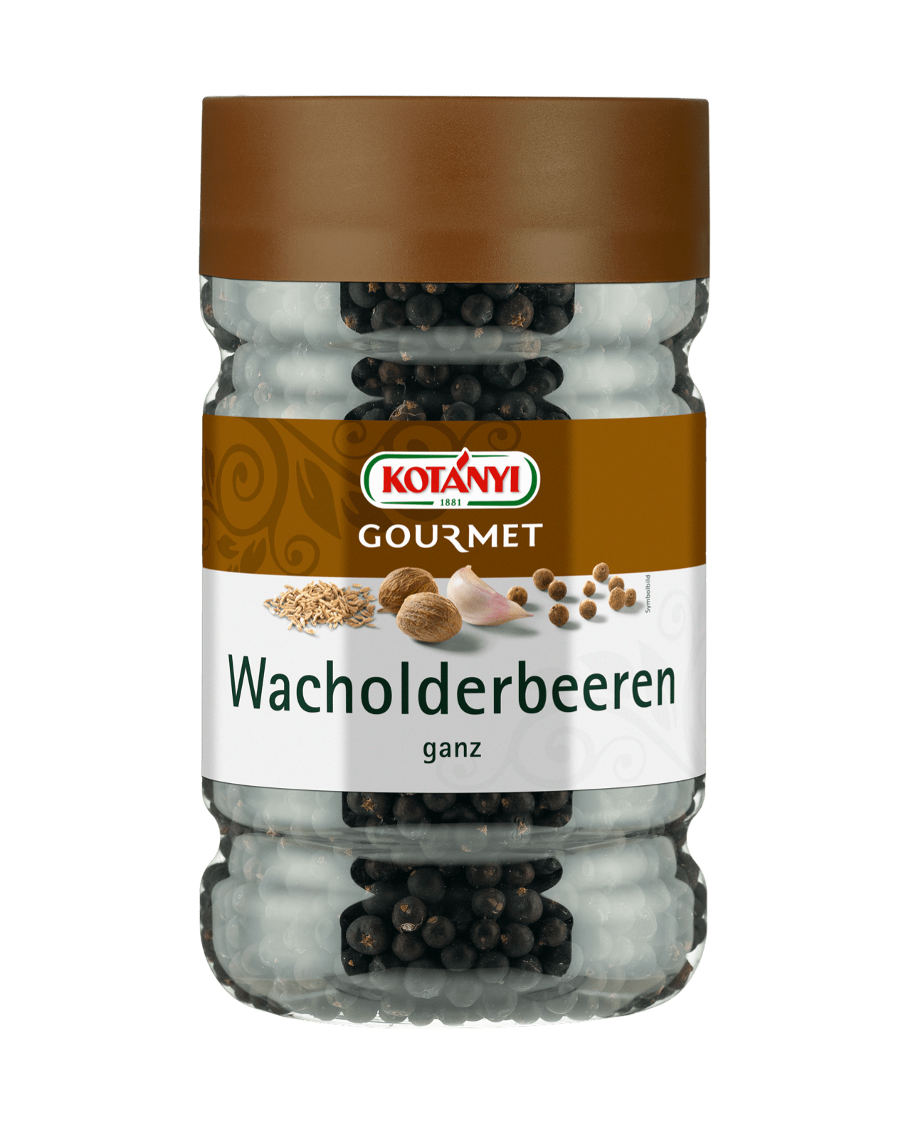 Kotányi Gourmet Wacholderbeeren ganz in der 1200ccm Dose