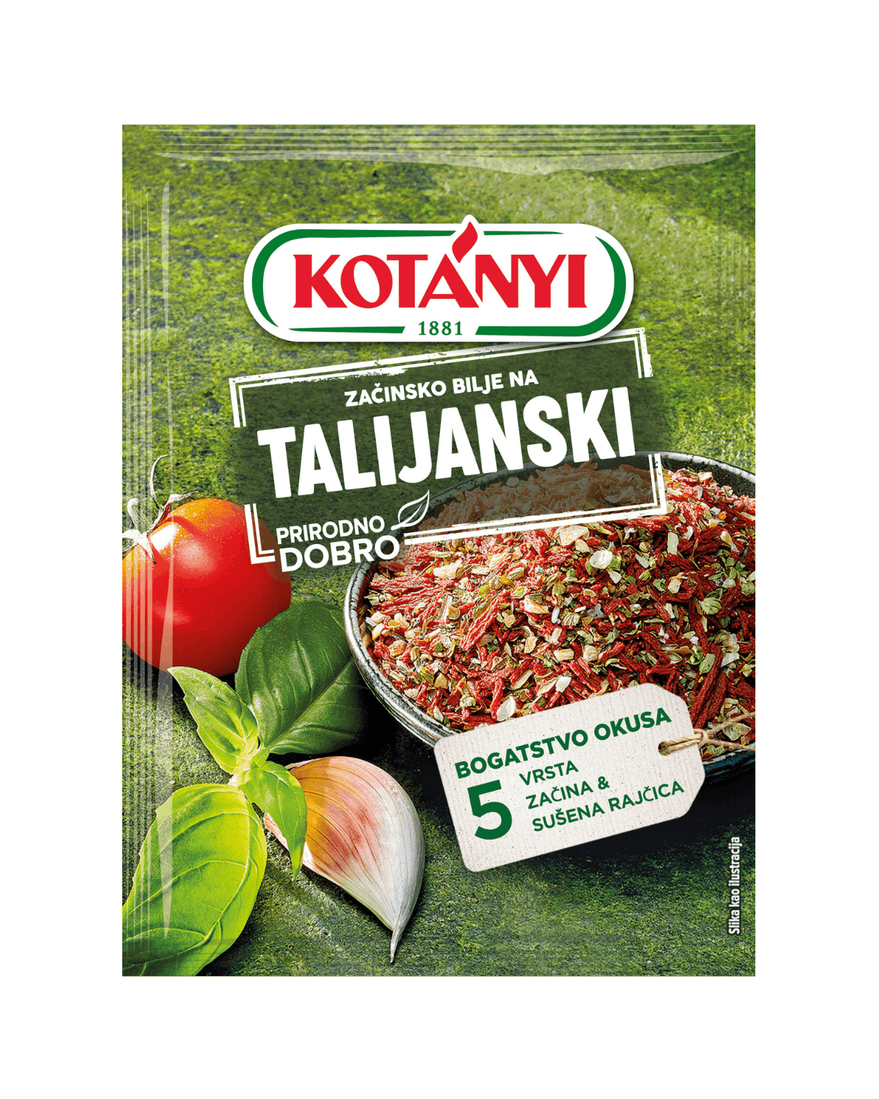 9001414601341 120008 Kotányi Tomato Classic Susena Rajcica I Zacinsko Bilje Hr Pouch Rs
