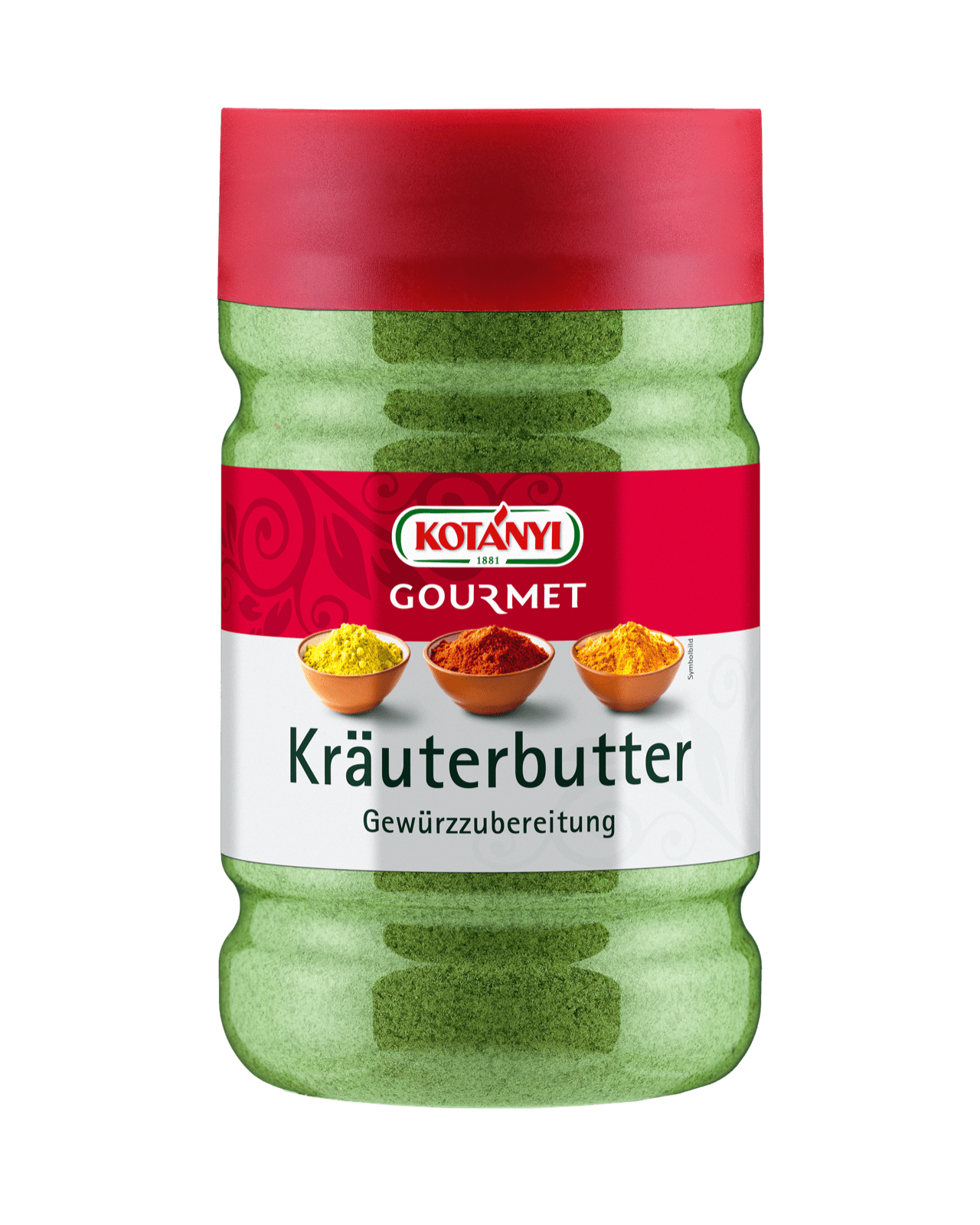 Kotányi Gourmet Kräuterbutter Gewürzzubereitung in der 1200ccm Dose