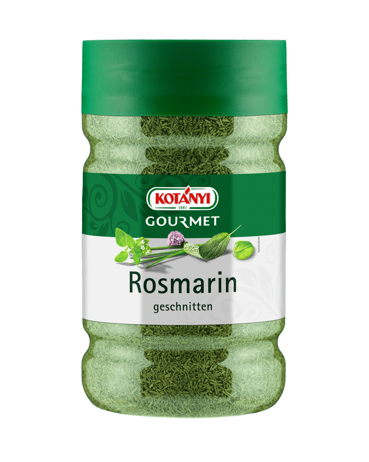 Kotányi Gourmet Rosmarin geschnitten in der 1200ccm Dose