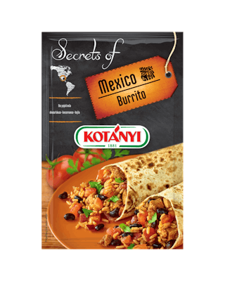 350008 Kotanyi Secrets Of Mexico Burrito B2c Pouch