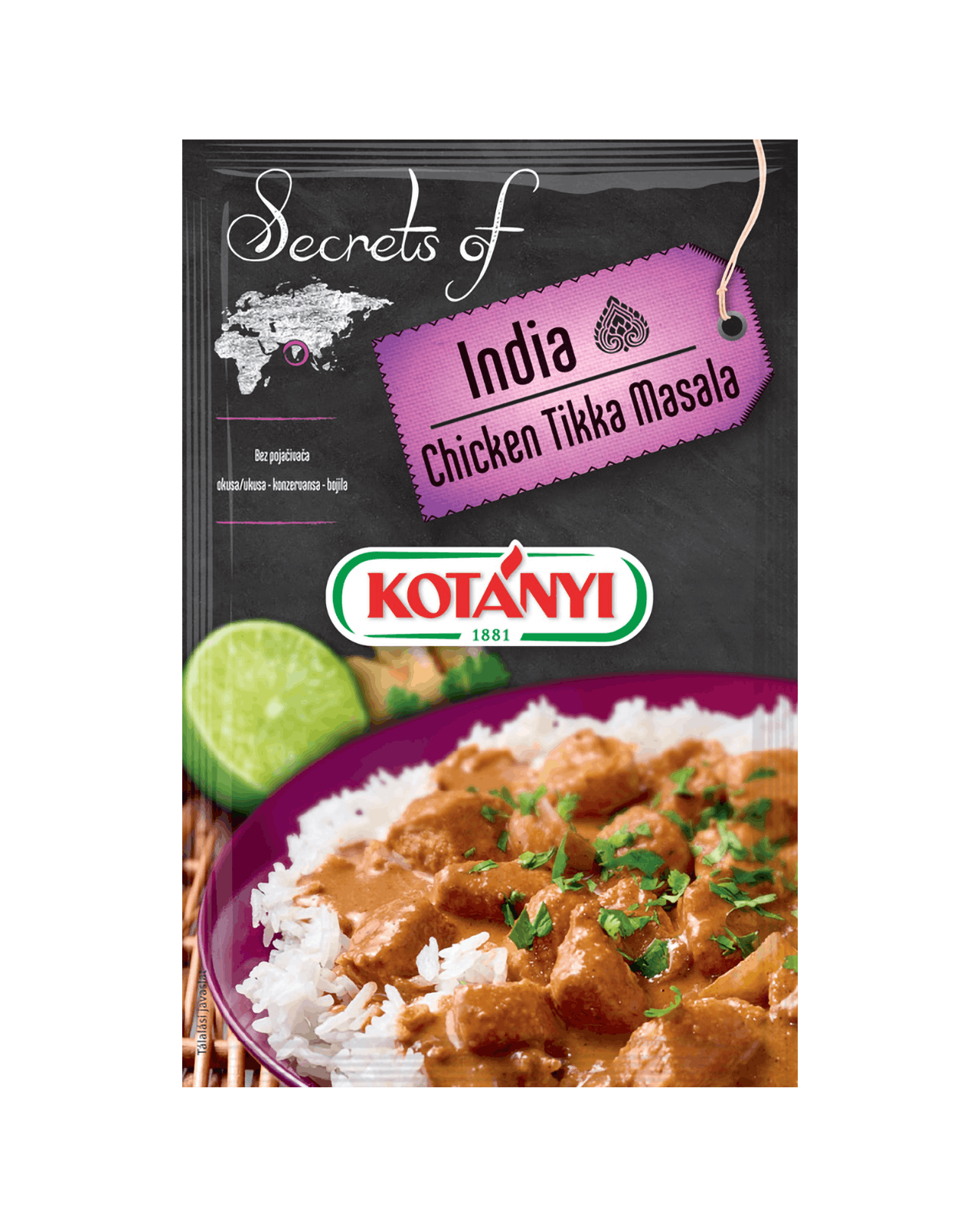 354908 Kotanyi Secrets Of India Chicken Tika Masala B2c Pouch
