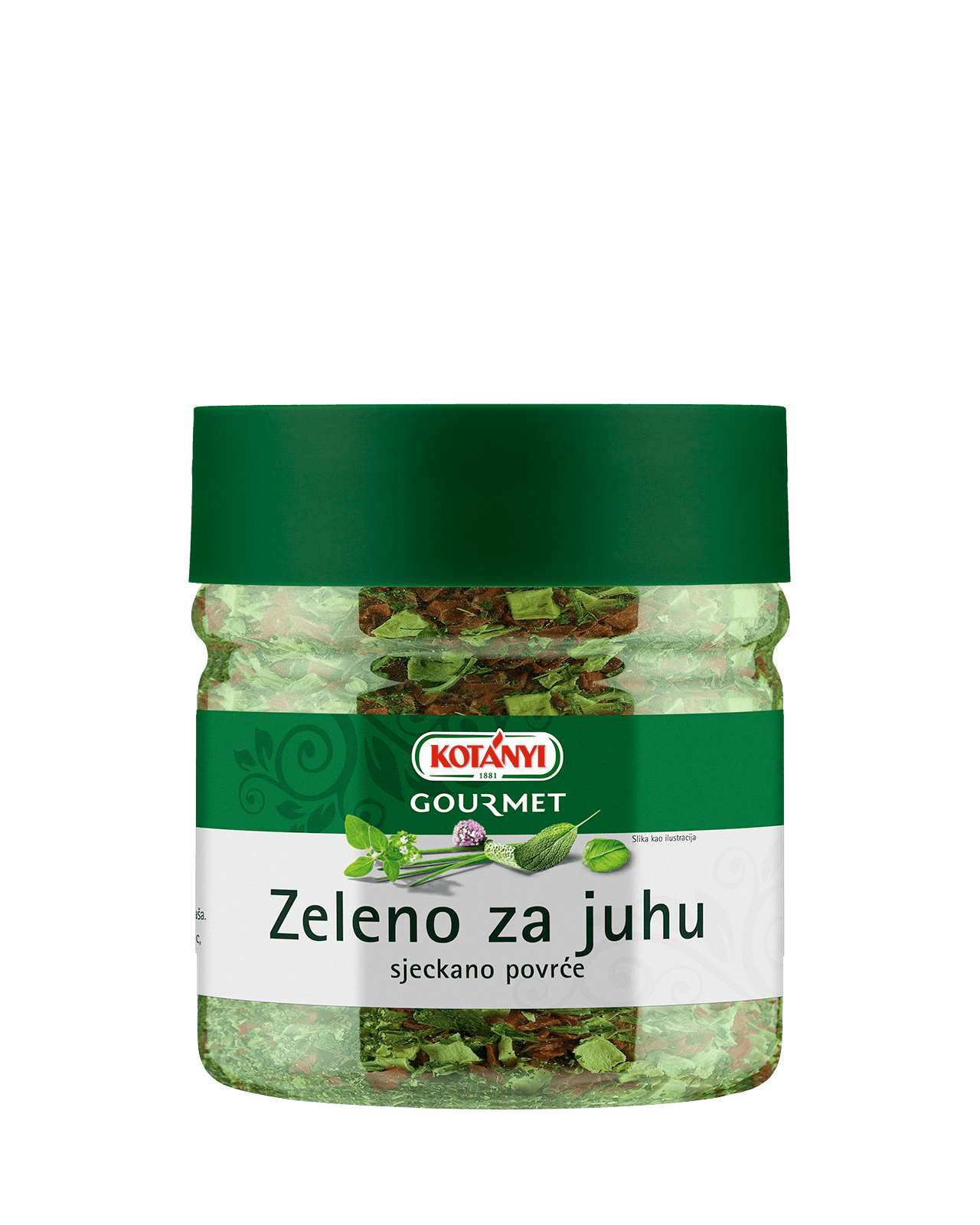 737008 Kotanyi Zelenilo Za Juhu B2b Jar 400ccm