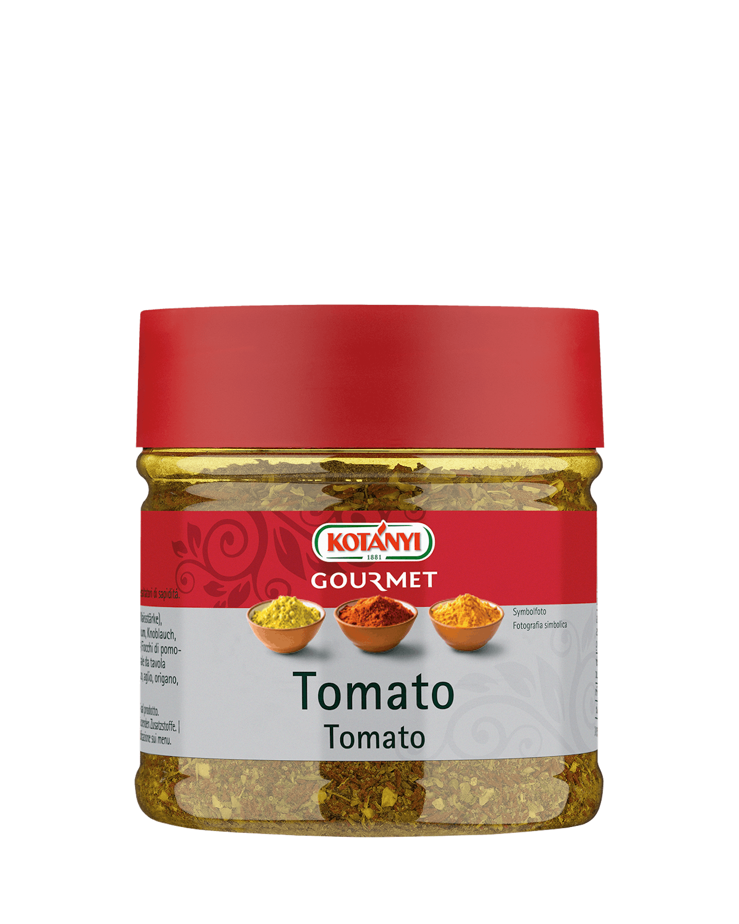 742814 Kotanyi Tomato B2b Jar 400ccm