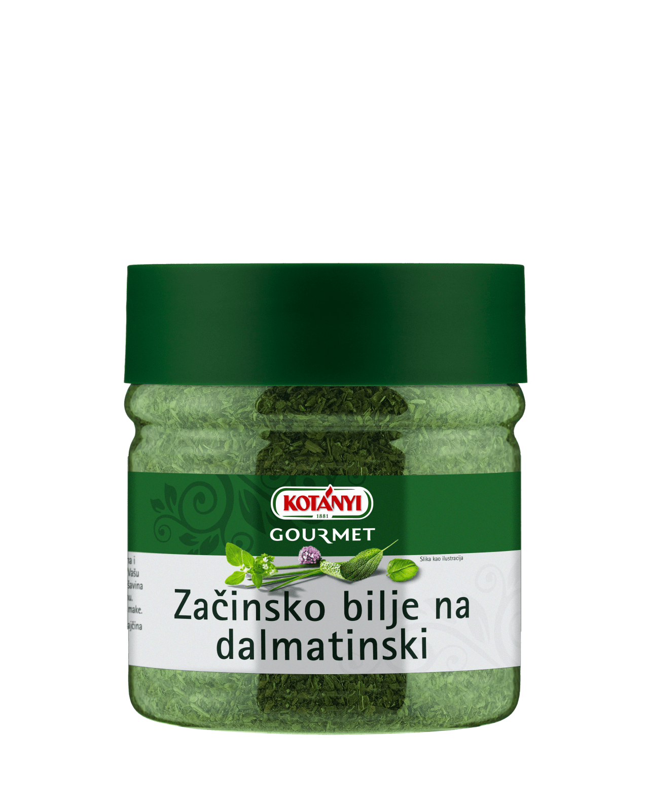 730708 Kotanyi Zacinsko Bilje Na Dalmatinski B2b Jar 400ccm