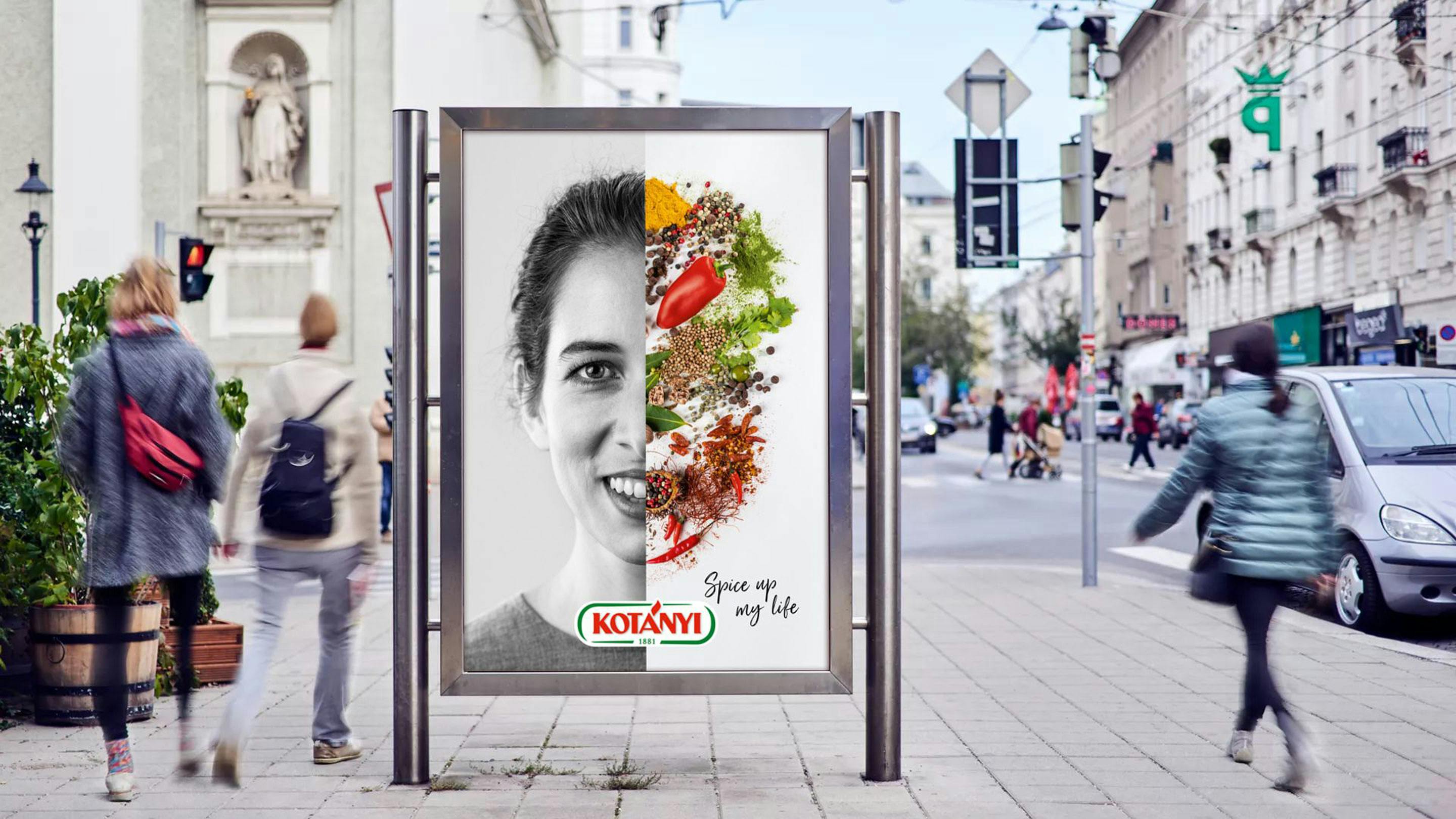 Reklama „Želim začiniti život“ tvrtke Kotányi.