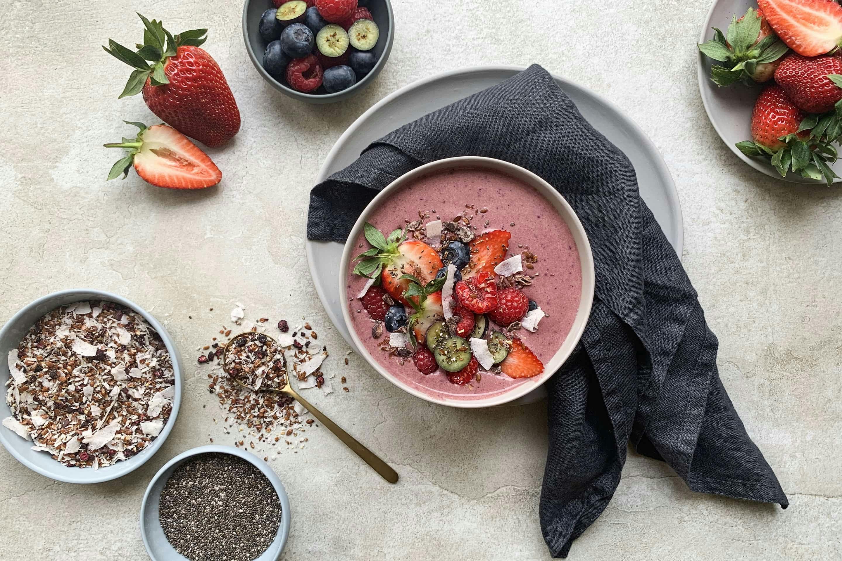 Red Smoothie Bowl 3