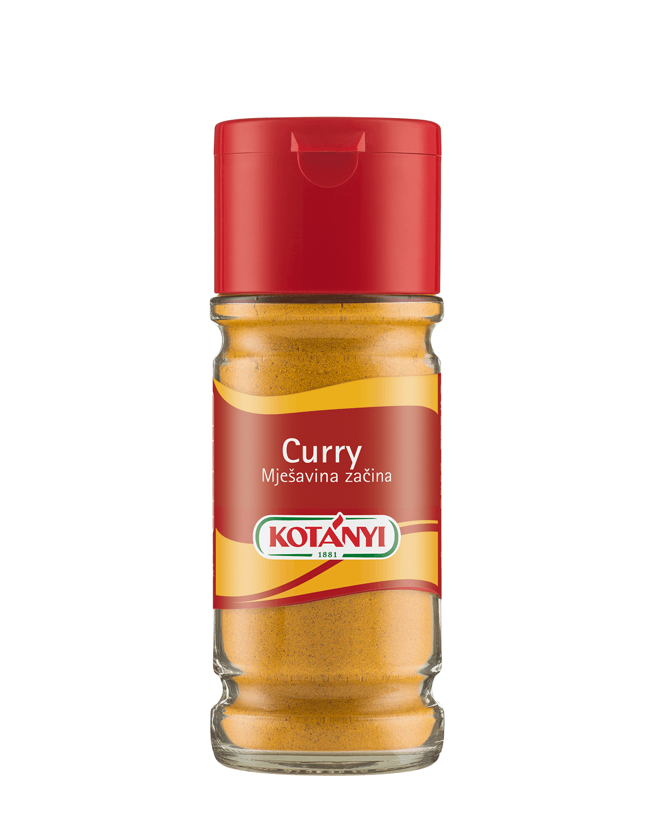9001414040119 401108 Kotányi Curry Hr Glass 100ml Vs