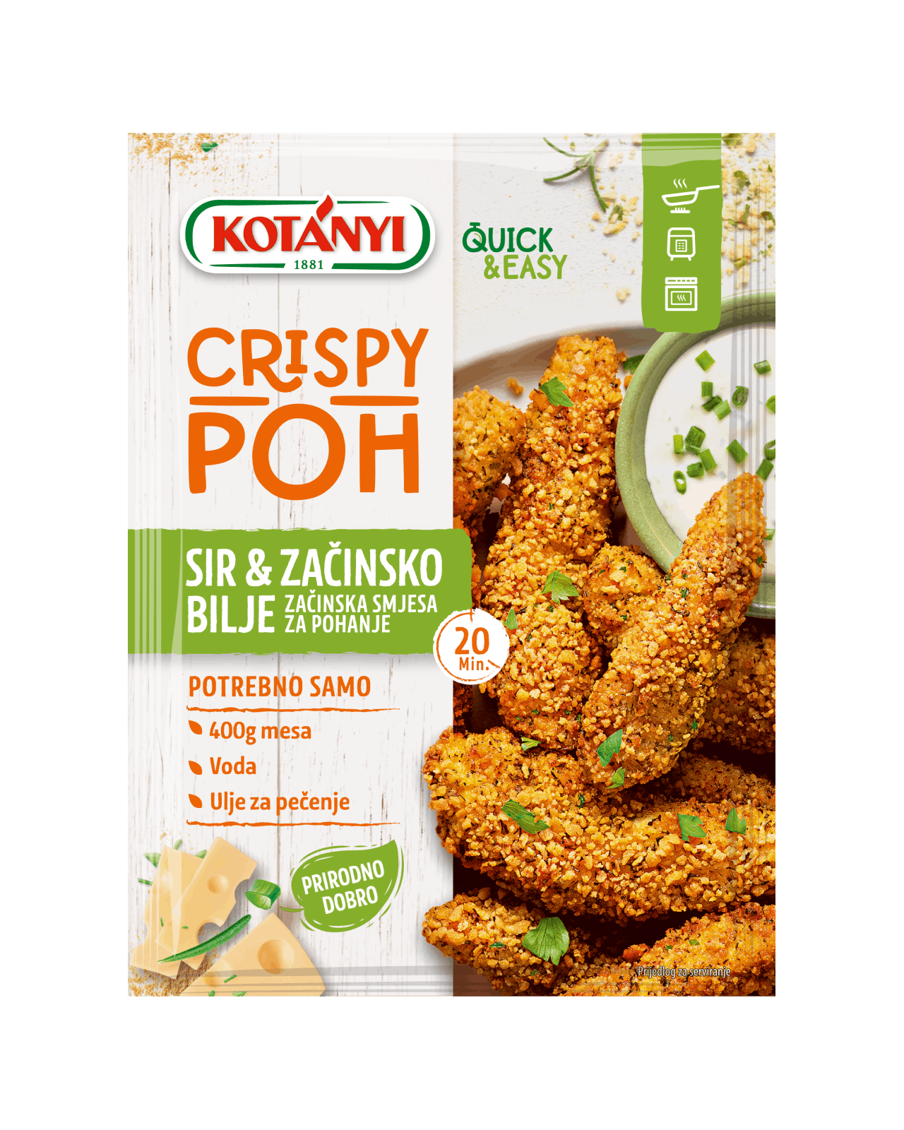 9001414338032 380308 Quickandeasy Crispy Poh Hr Pouch Vs
