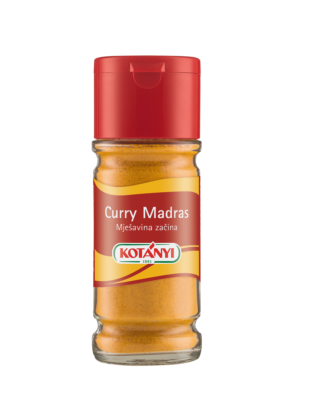 9001414240922 409208 Kotanyi Madras Curry Spicy Glass 100ml Glass Hr Mix Mix Mix Mix Fs